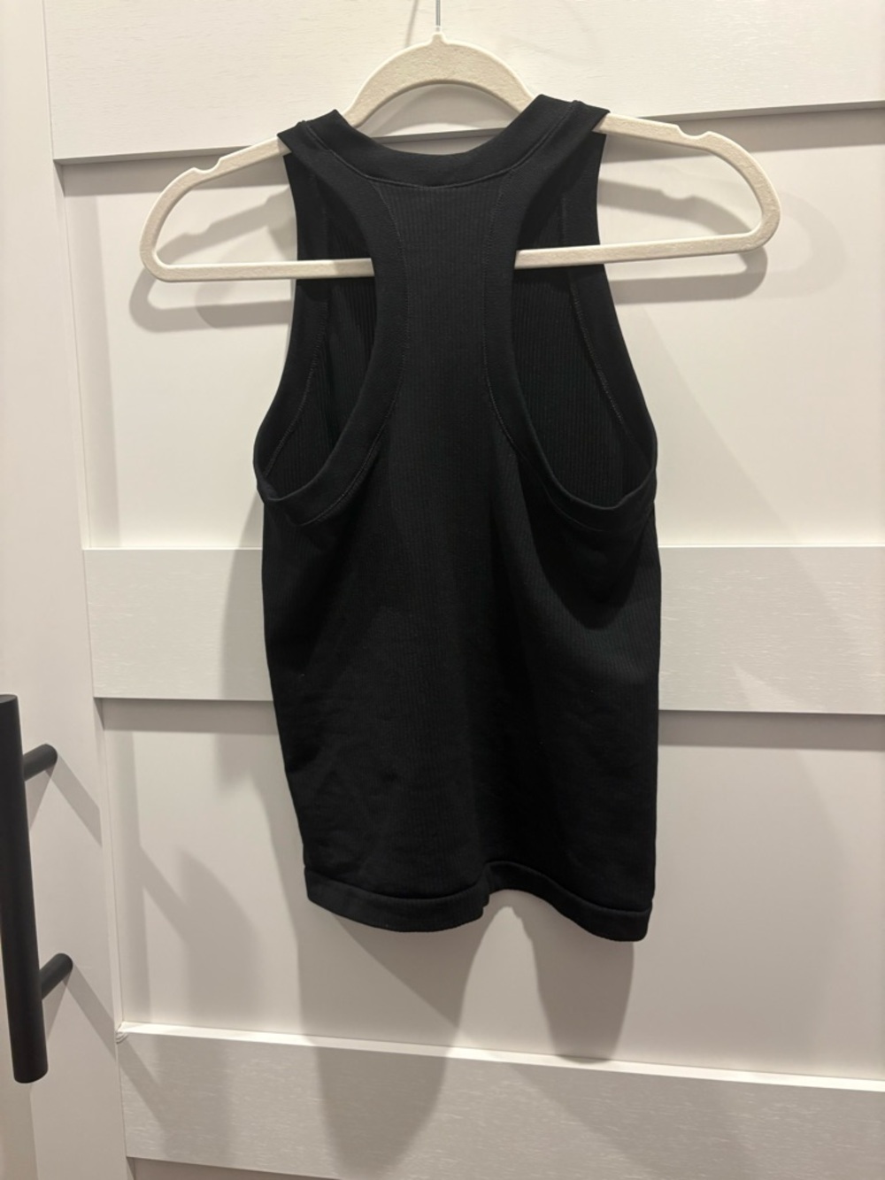 Athleta Black Ribbed High-Neck Tank - Picture 4 of 4